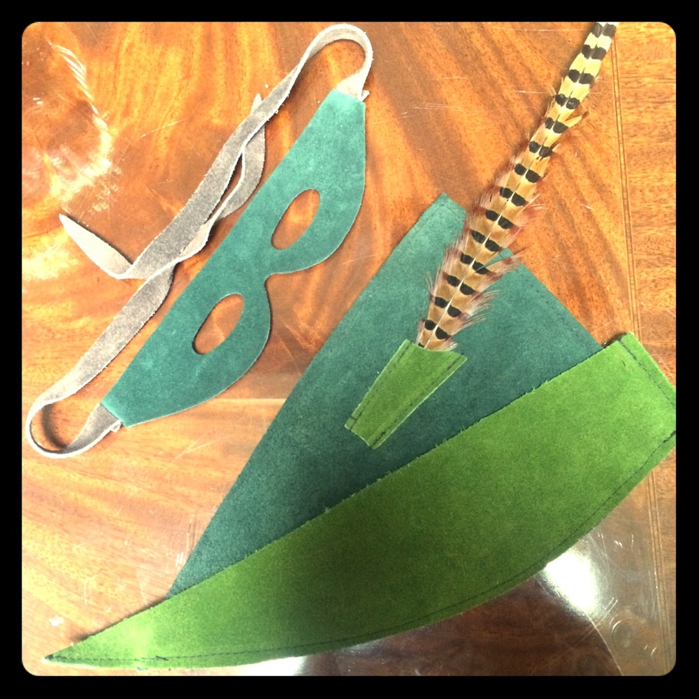 Handcrafted Peter Pan Hat and Mask